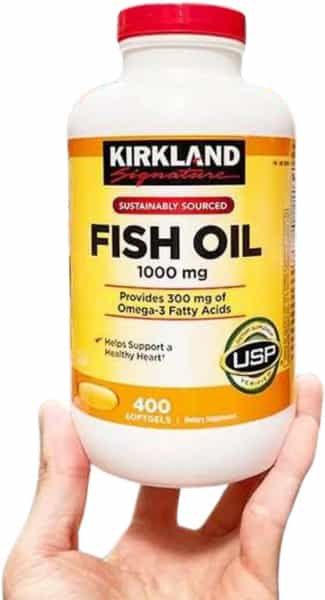 Kirkland Signature Fish Oil Concentrate With Omega-3 Fatty Acids | 400 Softgels | 1000Mg