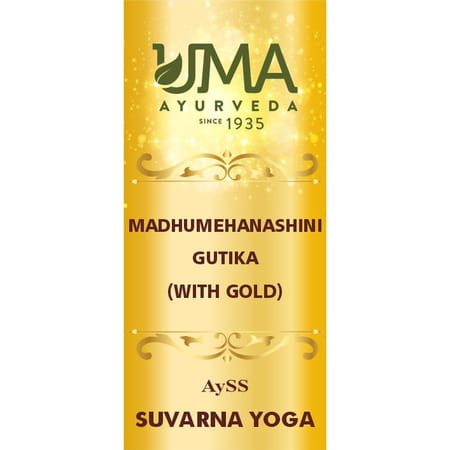 Uma Ayurveda Madhumehnashini Gutika (With Gold) Ayurvedic Tablets 10 Tab