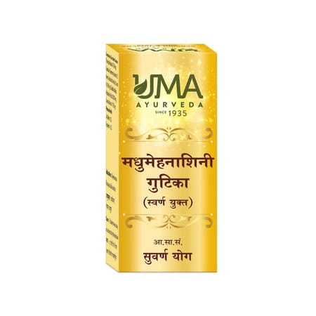 Uma Ayurveda Madhumehnashini Gutika (With Gold) Ayurvedic Tablets 10 Tab