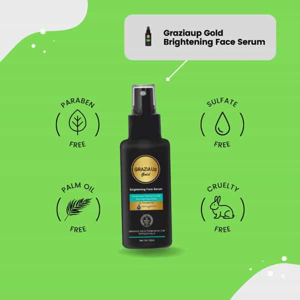 Grazia Up Gold | Brightening Face Serum | Bottle 50 Ml