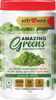 Vitrovea Amazing Greens Organic Raw Super Greens Powder Whole Food W/10 Superfoods - Lime - 300G