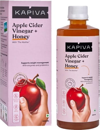 Kapiva Apple Cider Vinegar+ Honey Bottle Of 500 G