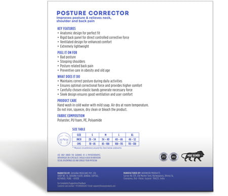 Liveasy Ortho Care Posture Corrector- Large