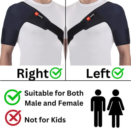 Besafe Forever Shoulder Sling Support Wrap Black