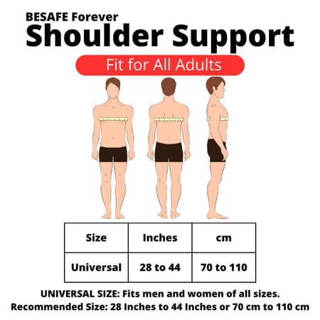 Besafe Forever Shoulder Sling Support Wrap Black