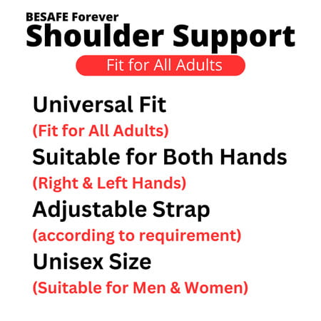 Besafe Forever Shoulder Sling Support Wrap Black