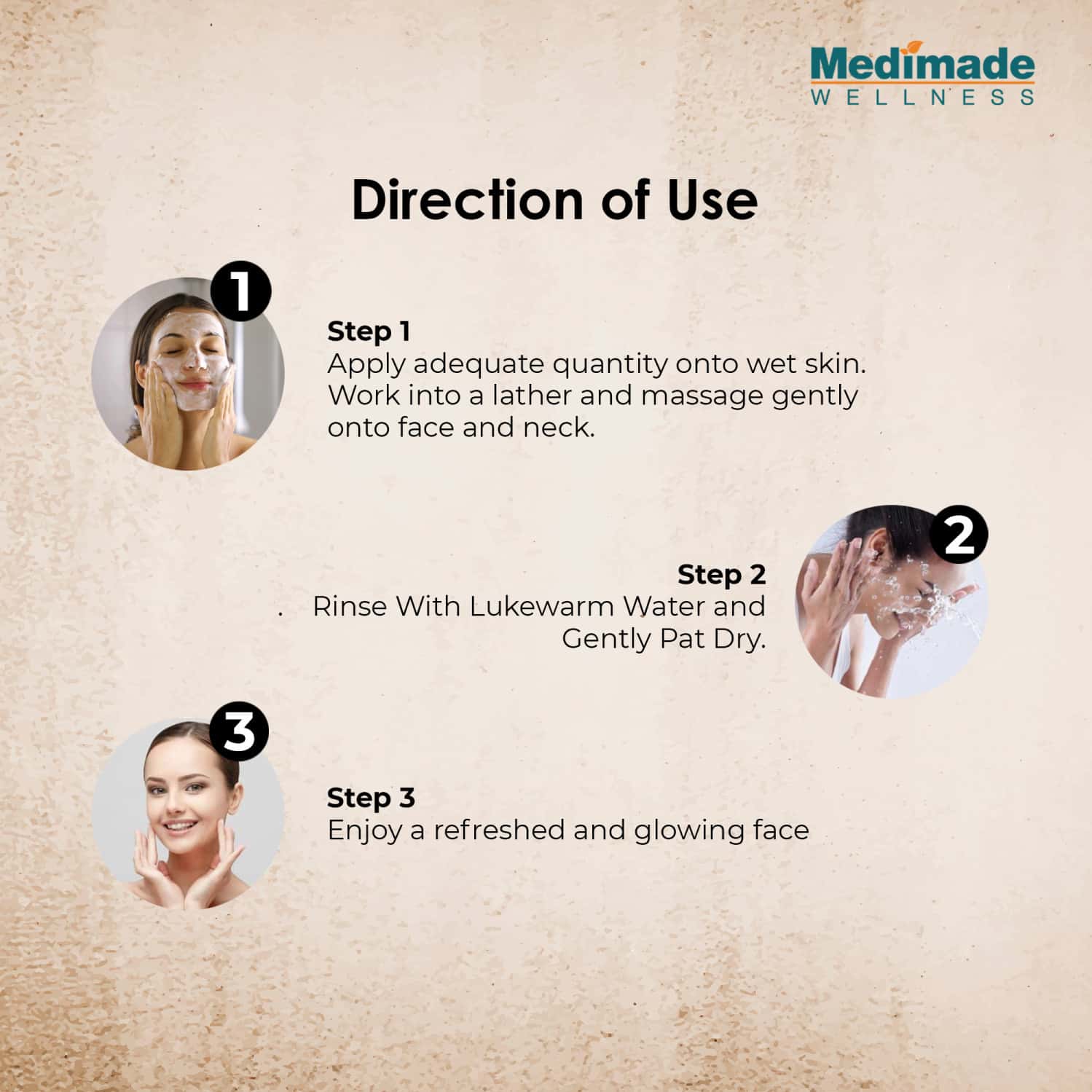 Buy MEDIMADE HYALURONIC ACID FACE WASH 100 ML Online & Get Upto 60
