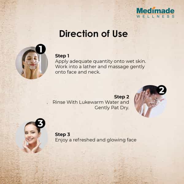 Medimade Hyaluronic Acid Face Wash- 100 Ml