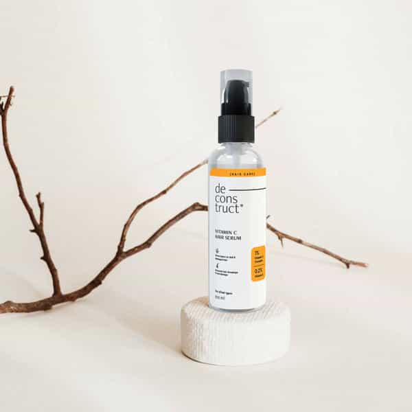 Deconstruct Vitamin C Hair Serum - 1 % Vitamin C Complex + 0.2% Vitamin E | Unisex (100Ml)