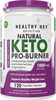 Healthyhey Keto Pro-Burner - Support Healthy Weight Loss - 120 Veg Capsules