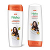 Nisha Shampoo And Conditioner Combo Pack 180ml | Almond & Olive Actives Shampoo Conditioner