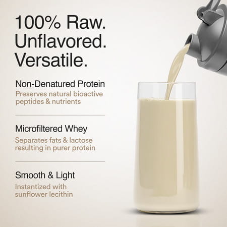 Wellbeing Nutrition 100% Whey Protein Isolate (Unflavoured) | 1kg