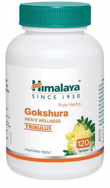 Himalaya Gokshura Men's Wellness Improves Vigour | Tribulus | Tablets | 120 No's