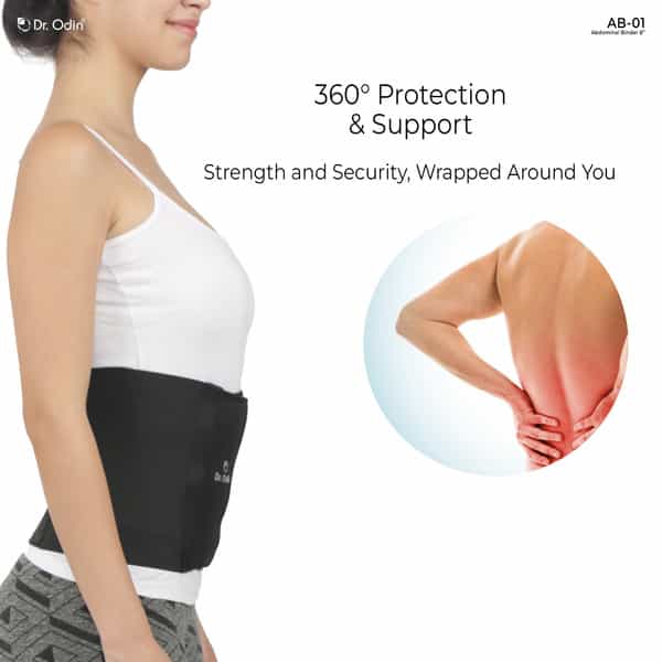Dr. Odin Abdominal Binder 8 | Optimal Comfort And Compression For Post-Surgery Recovery | Medium