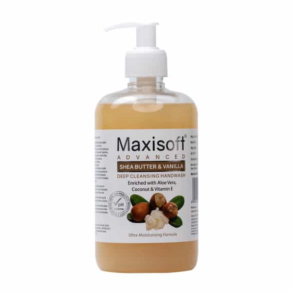 Maxisoft Advanced Deep Cleansing Handwash | Shea Butter & Vanilla | 500 Ml