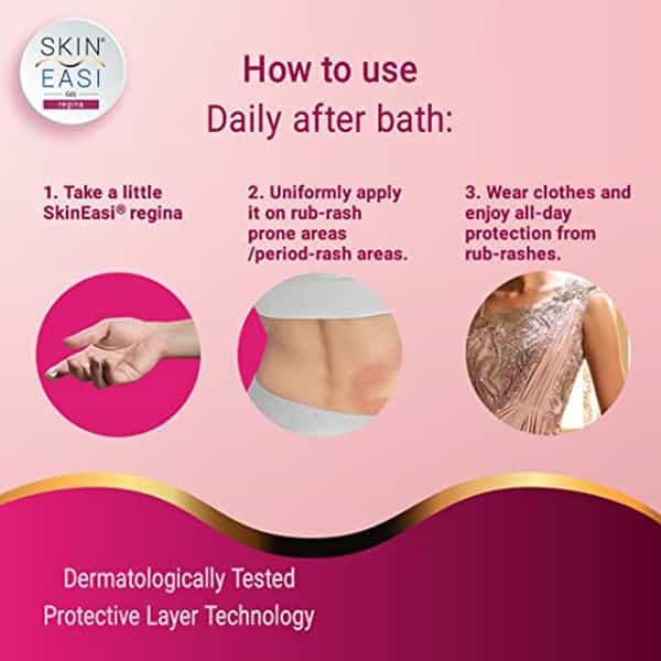 Skineasi Regina Anti-Rub Rash Gel| Prevents & Soothes Soreness 20+20Gm (Pack Of 2)