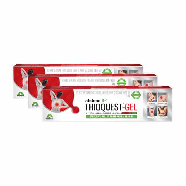 Thioquest Fight Pain & Spasms | Naturally (Pack Of 3)