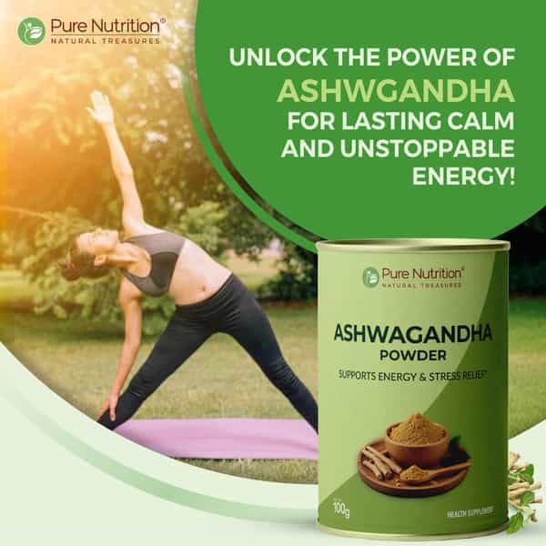 Pure Nutrition Ashwagandha Powder 100Gm