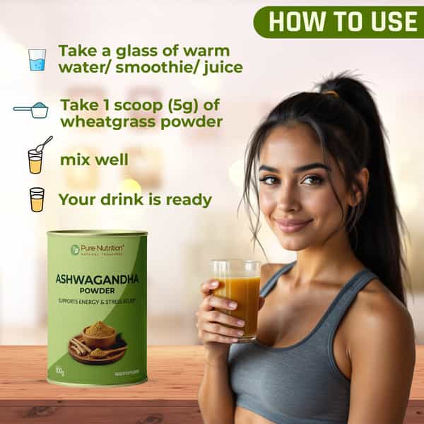 Pure Nutrition Ashwagandha Powder 100Gm