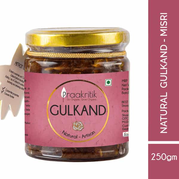 Praakritik Natural Mishri Artisan Gulkand 250 G