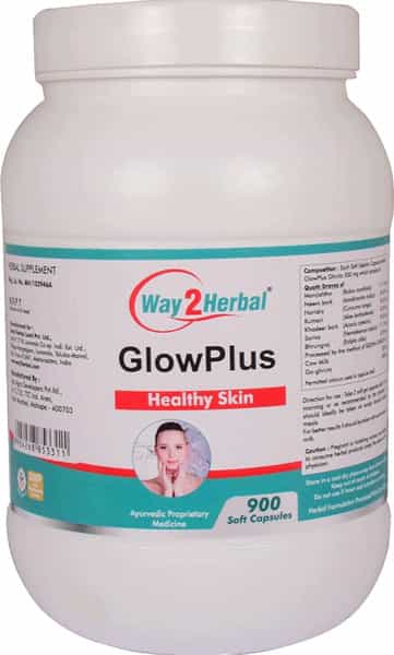 Way2herbal Glowplus - 900 Capsules Pack Of 2