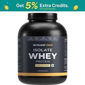 Nutrabay Gold 100% Whey Protein Isolate Vanilla Ice Cream - 2kg