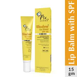 Fixderma Shadow Spf 50 Pa+++ Uva Uvb Lip Shield Sunscreen With Coconut Oil - 15 G