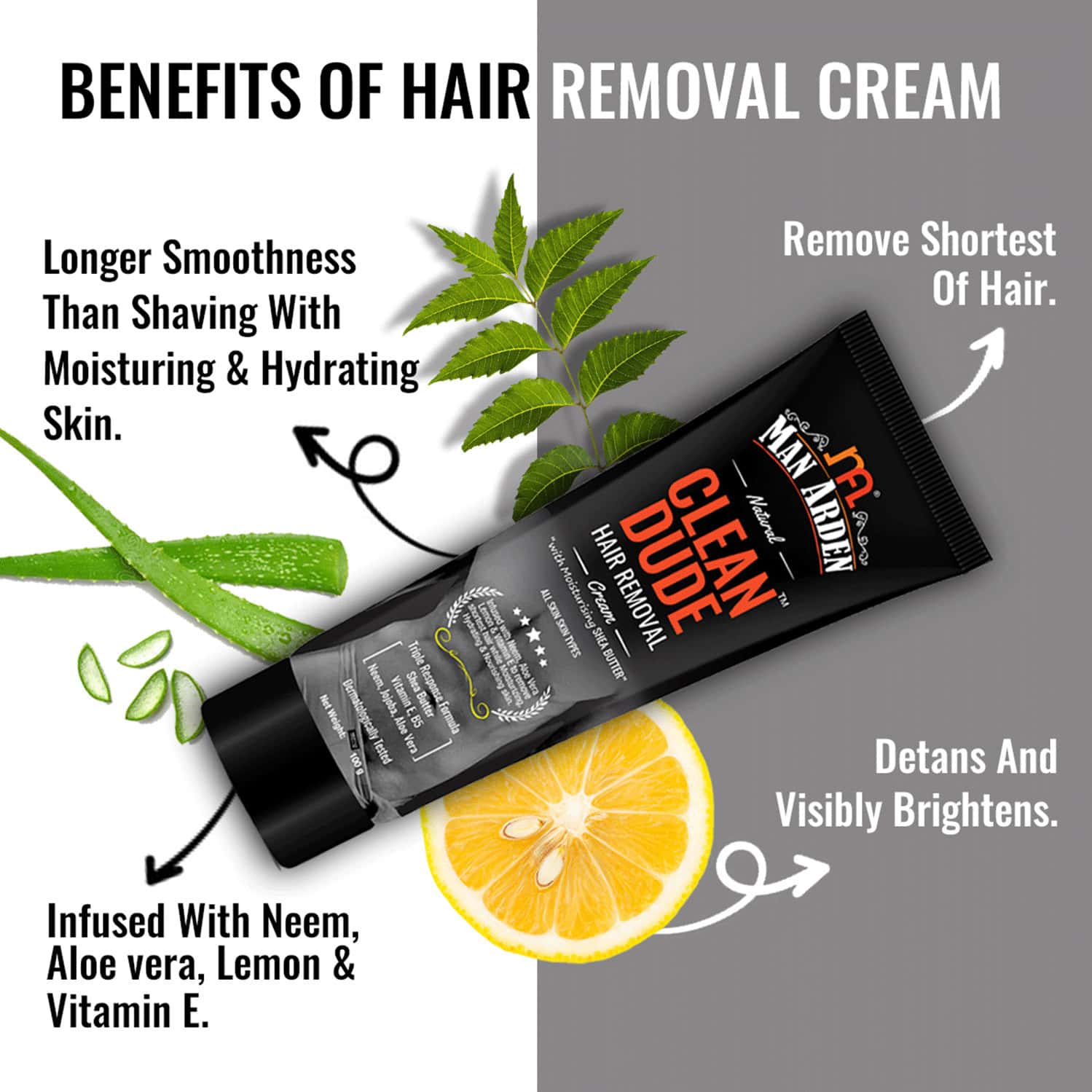 Natural hair removal creams clearance