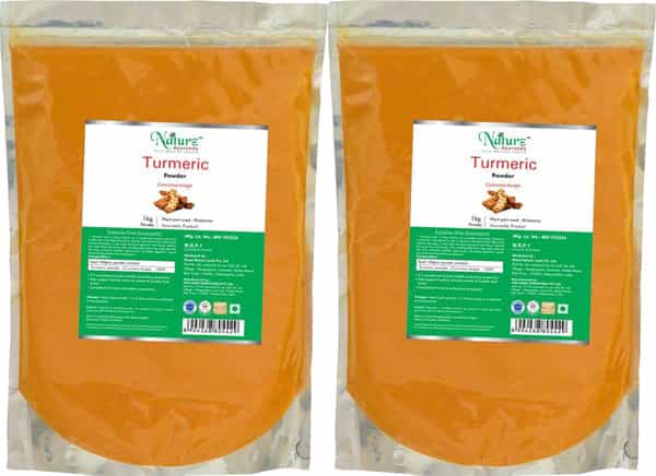 Naturz Ayurveda Turmeric Powder - 1 Kg Value Pack Of 2