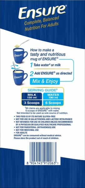Ensure Complete Balanced Nutrition Drink For Adults Complex (Vanilla Flavour) 2Kg Combo Pack