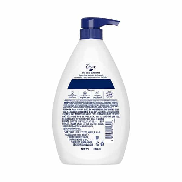Dove Deeply Nourishing Body Wash | With Moisturisers For Softer | 800 Ml