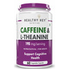 Healthyhey Natural Caffeine + L-Theanine - Support Energy 60 Veg Capsules