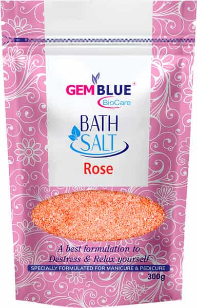 Gemblue Biocare Rose Bath Salt 300Gm