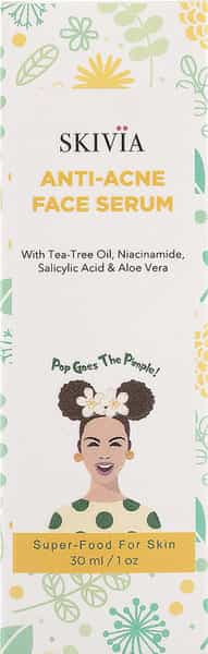 Skivia Anti-Acne Face Serum With Niacinamide & Tea Tree Oil - 30Ml|Combats Acne