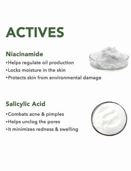 Skivia Anti-Acne Face Serum With Niacinamide & Tea Tree Oil - 30Ml|Combats Acne