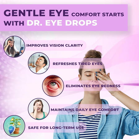 Shuddhi Dr. Eye Drops For Tired And Dry Eye | Ayurvedic Eye Drops For Strain | Redness | 15 Ml