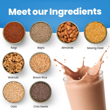 Little Joys Nutrimix Nutrition Drink For Kids (7-12 Years) Chocolate Flavor | 350g