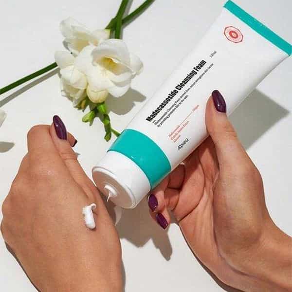 A'pieu Madecassoside Cleansing Foam - Korean Face Cleanser - Korean Skincare - 130Ml