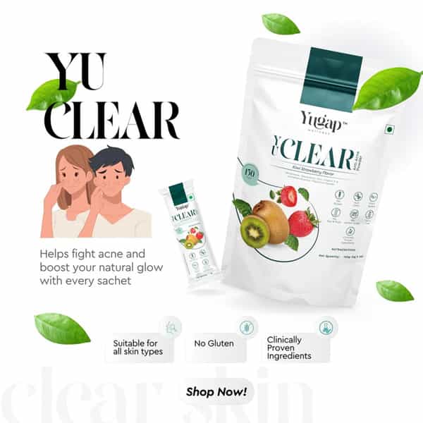 Yugap Yuclear | Anti Acne | Kiwi Strawberry Flavour (150G)
