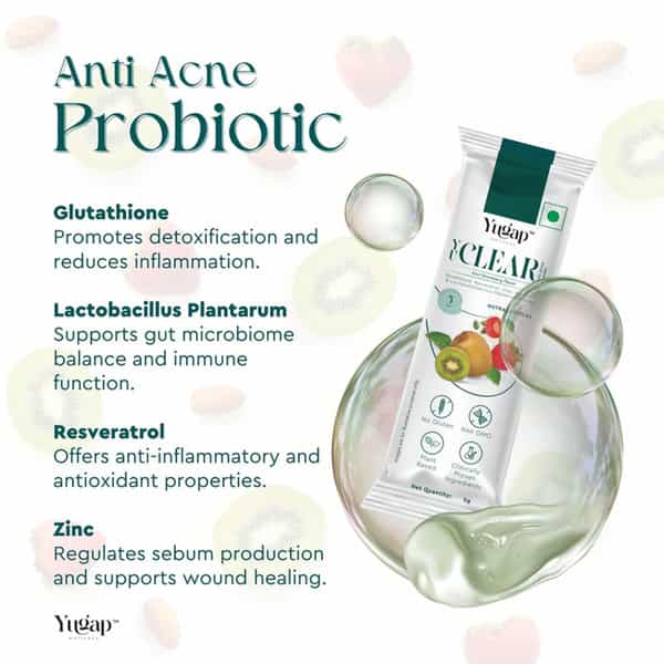 Yugap Yuclear | Anti Acne | Kiwi Strawberry Flavour (150G)
