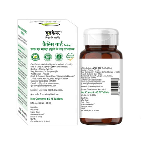 Goodcare Calci Guard Tablets | Maintains Optimal Bone Health | Strength & Joint Muscles