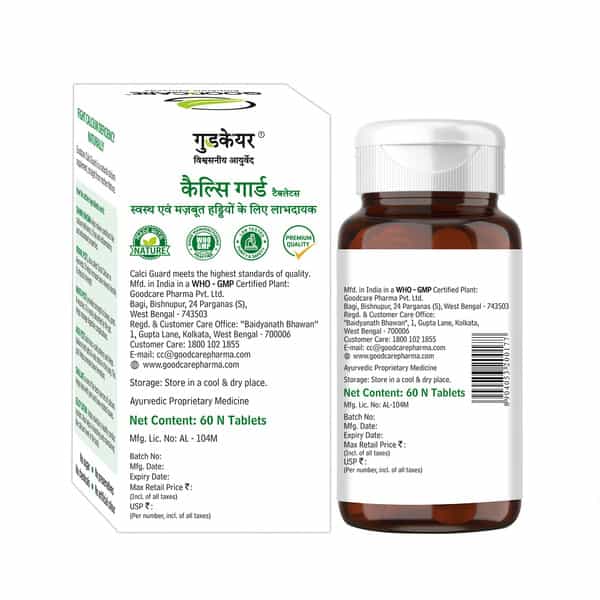 Goodcare Calci Guard Tablets | Maintains Optimal Bone Health | Strength & Joint Muscles