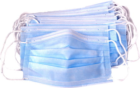 Advind Healthcare Non- Woven Disposable 3 Ply Surgical Mask With Melt Blown Fabric (Pack Of 100)