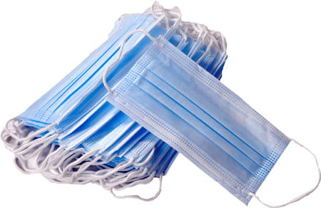 Advind Healthcare Non- Woven Disposable 3 Ply Surgical Mask With Melt Blown Fabric (Pack Of 100)