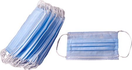 Advind Healthcare Non- Woven Disposable 3 Ply Surgical Mask With Melt Blown Fabric (Pack Of 100)