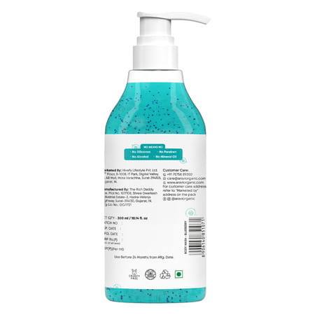 Aravi Organic 2% Salicylic Acid Body Wash With Niacinamide & Blueberry - 300ml