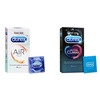 Durex Air Ultra Thin Condoms - 10S & Durex Mutual Climax Condoms - 10 Count