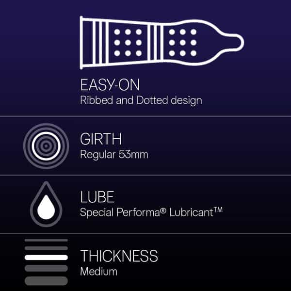 Durex Air Ultra Thin Condoms - 10S & Durex Mutual Climax Condoms - 10 Count