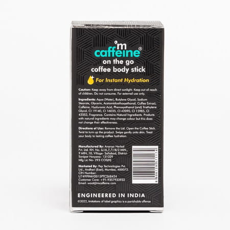 Mcaffeine On The Go Coffee Body Stick (For Instant Hydration)