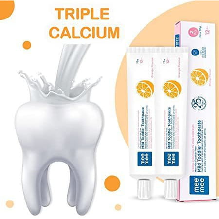 Meemee Fluoride-Free Strawberry Flavor Toothpaste (140 G | Pack Of 2)